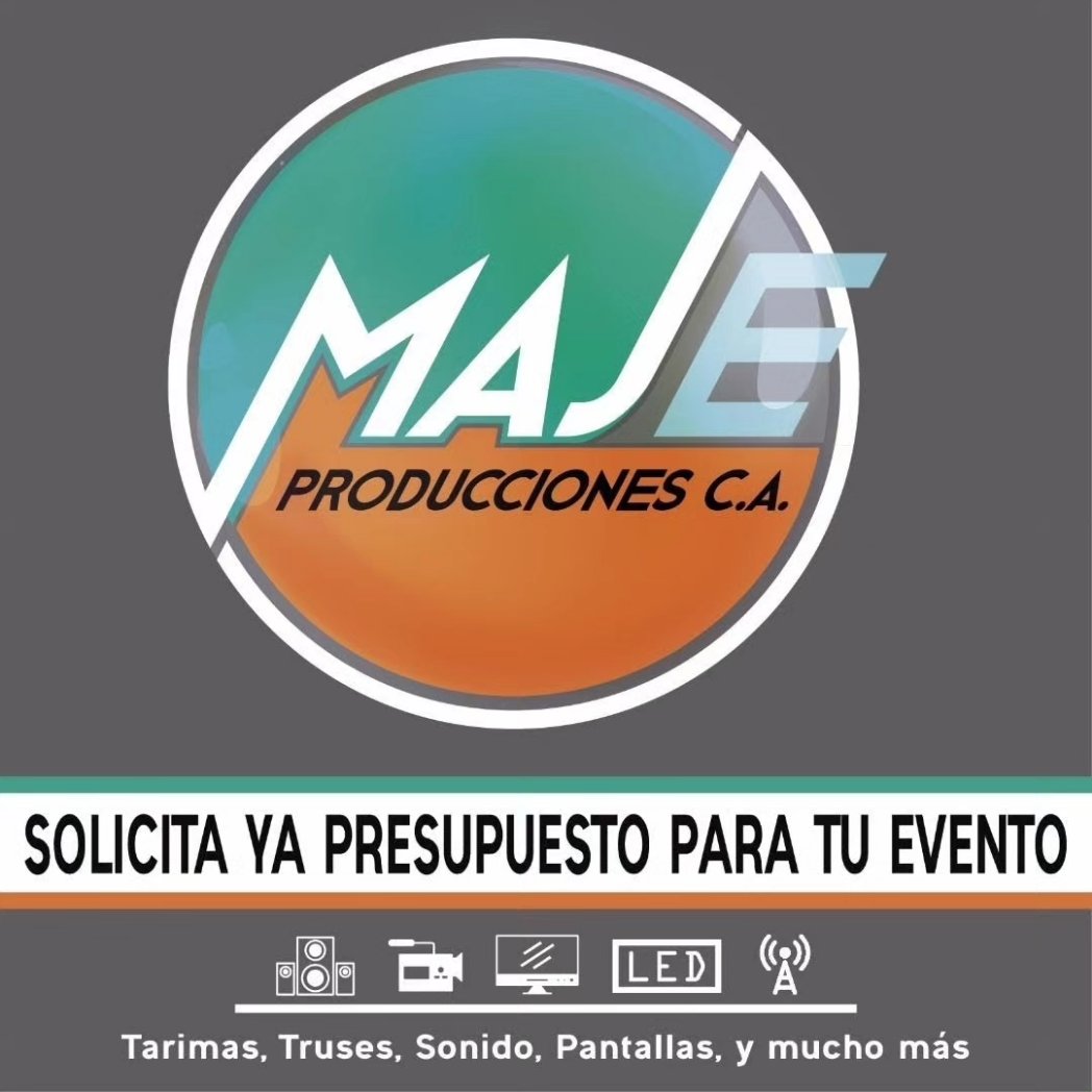 majeeventos1's tweet photo. Última Hora . En Maje Producciones tenemos las mejores ofertas en el alquiler de equipos audiovisuales y para todo tipo de #Eventos , solo contáctanos y haz de tu reunión , conferencia, concierto, feria y encuentro sean el mejor. #montajeprofesional
#todoparatuevento https://t.co/ymTERxZExk