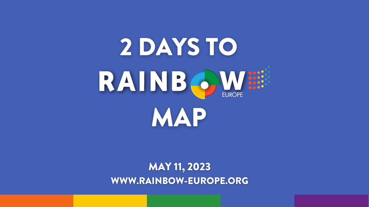 What are the new countries in the top ten for LGBTI rights in Europe? Find out in 2 days on May 11, when we launch our 15th annual #RainbowEurope Map!