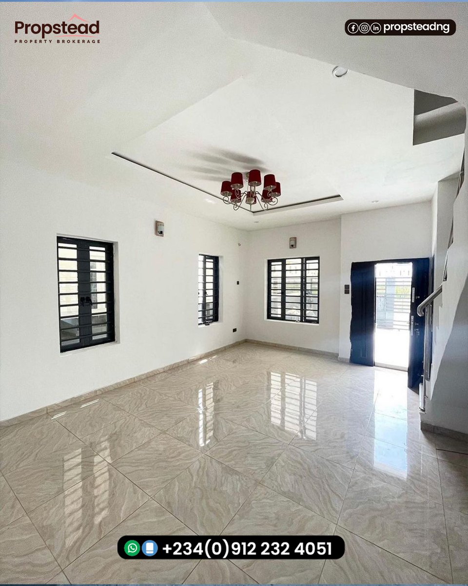 propsteadng's tweet photo. Our Super Deal of the month: 
This New 4bedroom Detached Duplex in Ikota Villa, Lekki selling for N60m. 
Title: Governor's Consent
Fastest finger gets the offer. 
Call 09122324051 for more info
#lekkihomes #propertyinvestment #realestateinvestment https://t.co/DhwOZfLHtV