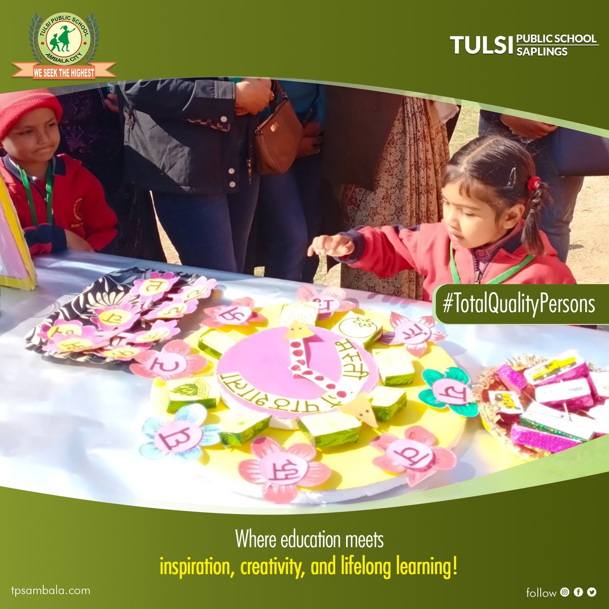 TulsiSaplings's tweet photo. We are committed to provide our students with the tools and resources they need to achieve their goals and reach for the starsπ
#TotalQualityPersons #InspireGrowth #EducationForAll #LimitlessPotential #TulsiSaplings #School #CBSESchoolAmbala #AmbalaSchools #PreSchool https://t.co/yUjJUDacfR
