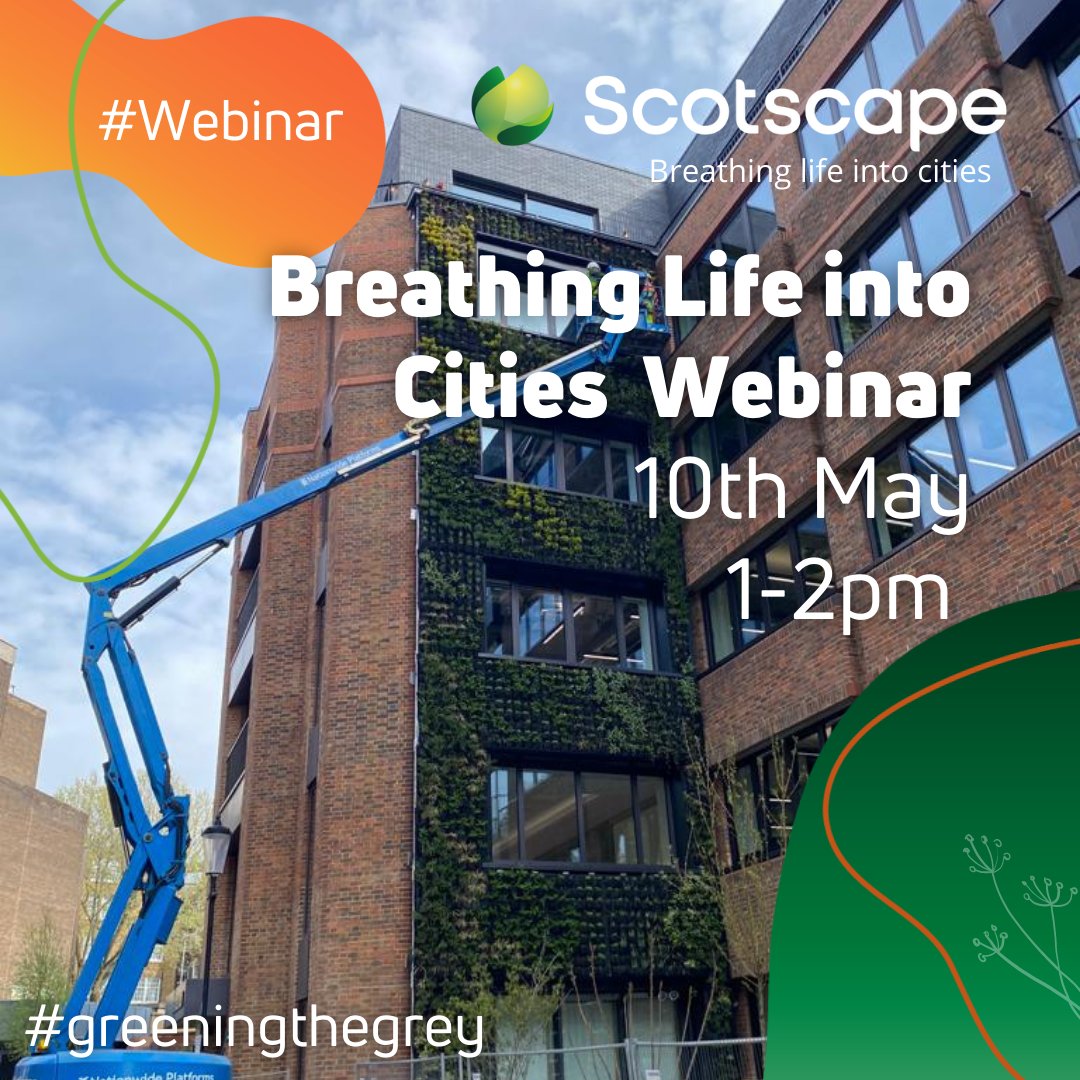 Last chance to book on to tomorrow's free #webinar which explain how strategic planting increases #biodiversity and improves #airquality, making our cities healthier and more sustainable places to live, work and play.
Want to know more?eventbrite.co.uk/e/breathing-li…