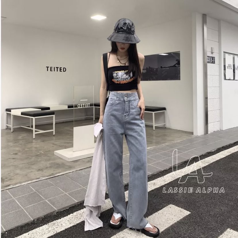 céline🧸 on X: Lassie Alpha Highwaist Kulot Jeans 🔗 