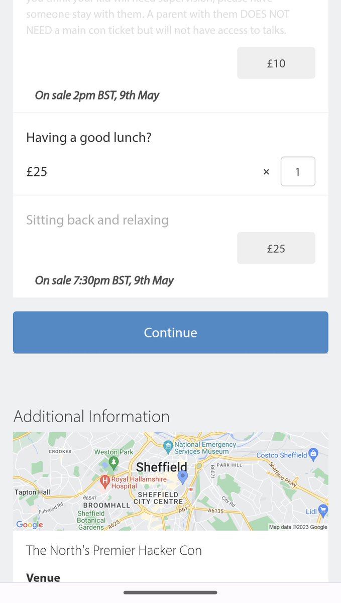 Tickets still there