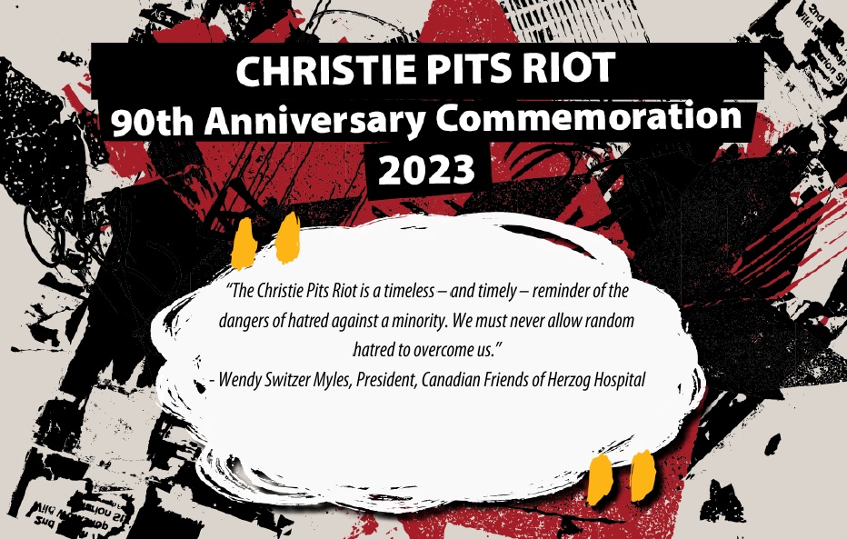 #ChristiePitsRiot90thAnniversary  #TDSBJewishHeritageMonth #TDSBItalianHeritageMonth <a href="/TDSB_JH/">TDSB_JewishHeritage</a>