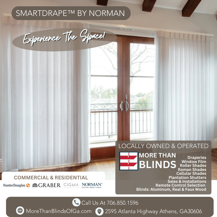 morethanblinds1's tweet image. -&amp;gt; SMARTDRAPE™ BY NORMAN

The award-winning SmartDrape™ from Norman combines the feel of drapery with a delicate architectural touch.

Contact us now to find out more! 

​#MoreThanBlinds #SmartDrape​ #Norman #WindowTreatments #Convenience #Elegance

bit.ly/3FZVfRO