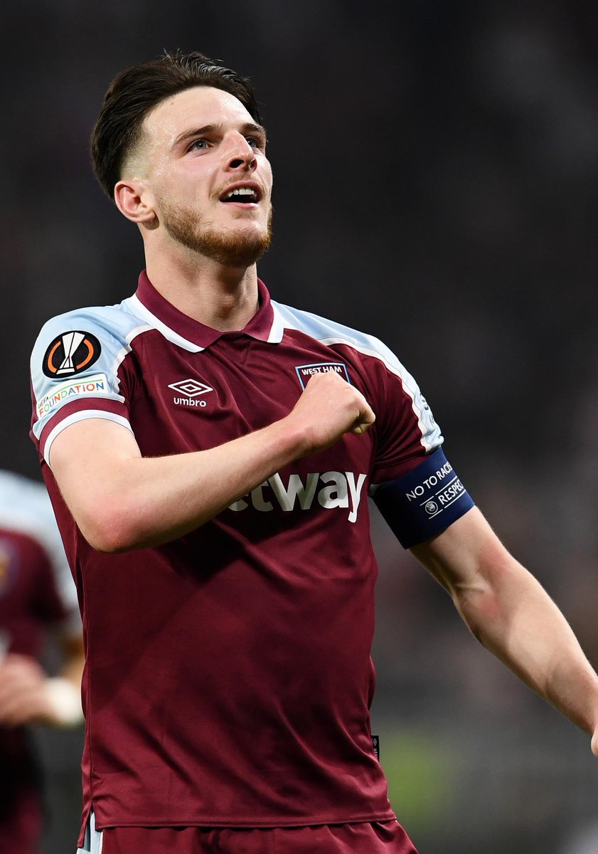 PatrickTimmons1's tweet photo. What is the maximum you’d be willing to spend on Declan Rice this summer? https://t.co/t4yXqzqbcd