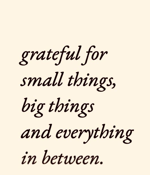 Grateful for everything. ❤️✨