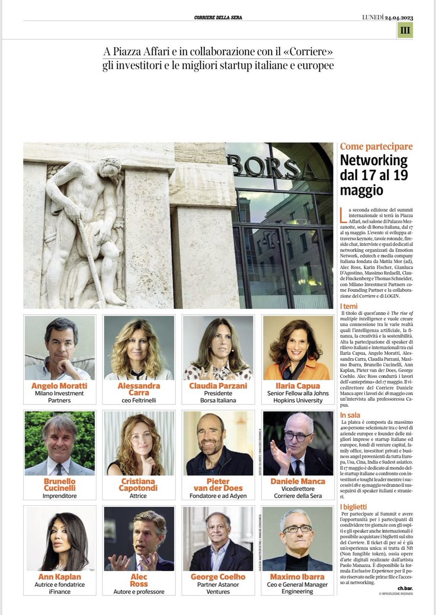 L’obiettivo di Emotion Network è ispirare le persone producendo contenuti, siano essi docufilm e podcast, l’organizzazione del Tech.Emotion Summit o una piattaforma tech che lanceremo nei prossimi mesi. Qui l’agenda e l’elenco degli speaker presenti: techemotionsummit.com