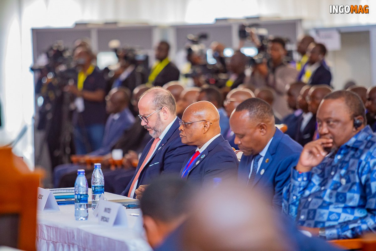 IngoMagazine's tweet photo. #11thROMSummit: Dans son discours, le Président de la République du Burundi, SE Evariste Ndayishimiye a salué les grandes réalisations de SE @fatshi13, Président sortant du sommet des chefs d' Etats et des Gouvernements du Mécanisme Régional de suivi de l'accord-cadre d'Addis-Abeba pour la paix, la sécurité et la coopération pour la #RDC et la région et l'a encore félicité pour les efforts et les progrès remarquables du Gouvernement congolais tant sur le plan socio-économique que sécuritaire notamment dans la quête de la pacification et la stabilisation de l'Est de la RDC
#Burundi
#ROM
#ingomag