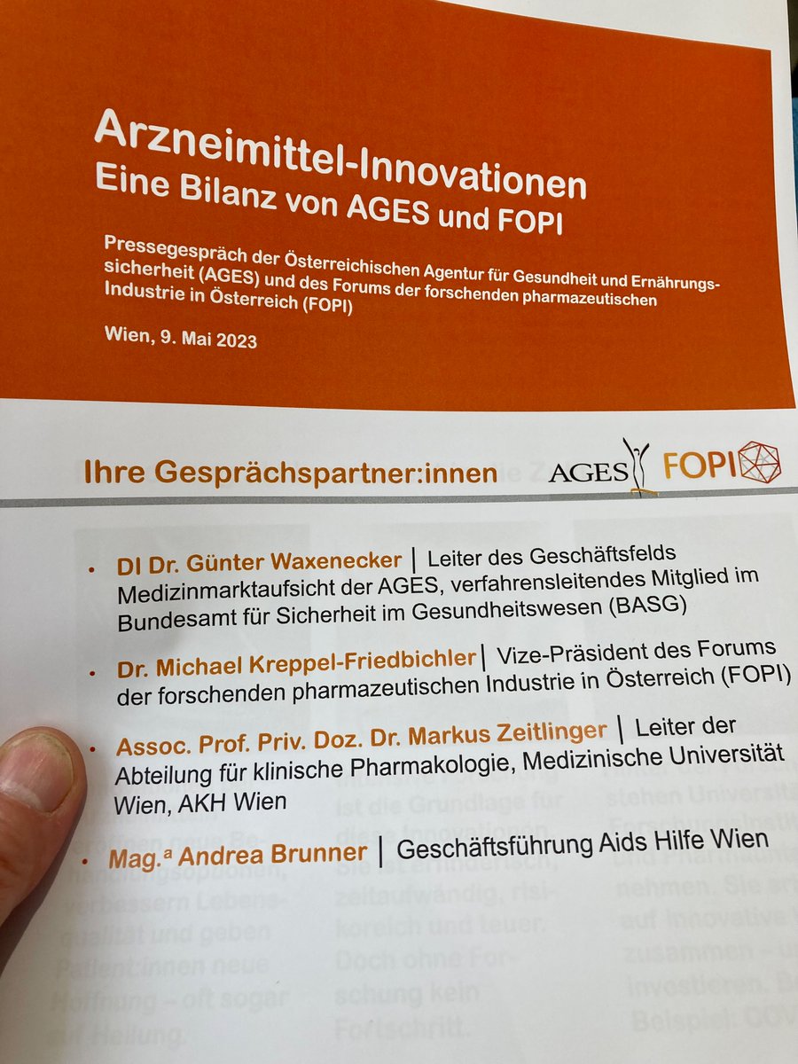 RoliRolihlahla's tweet photo. Fast ein Drittel mehr innovative #Arzneimittel im Jahr 2022 - Bilanz von #AGES & den forschenden Pharmaunternehmen #FOPI mit Geschäftsfeldleiter Medizinmarktaufsicht Günter Waxenecker 💊 https://t.co/Rw1HJ53nbW
