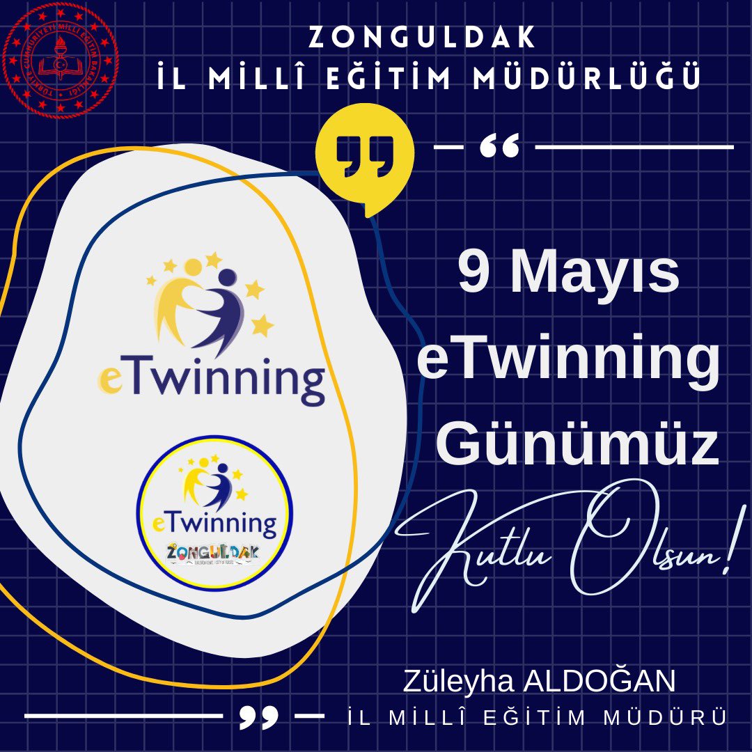 ✨ 9 Mayıs eTwinning Günü Kutlu Olsun! 💐

<a href="/tcmeb/">Millî Eğitim Bakanlığı</a> <a href="/zuleyhaaldogan/">Züleyha Aldoğan</a> @etwzonguldak