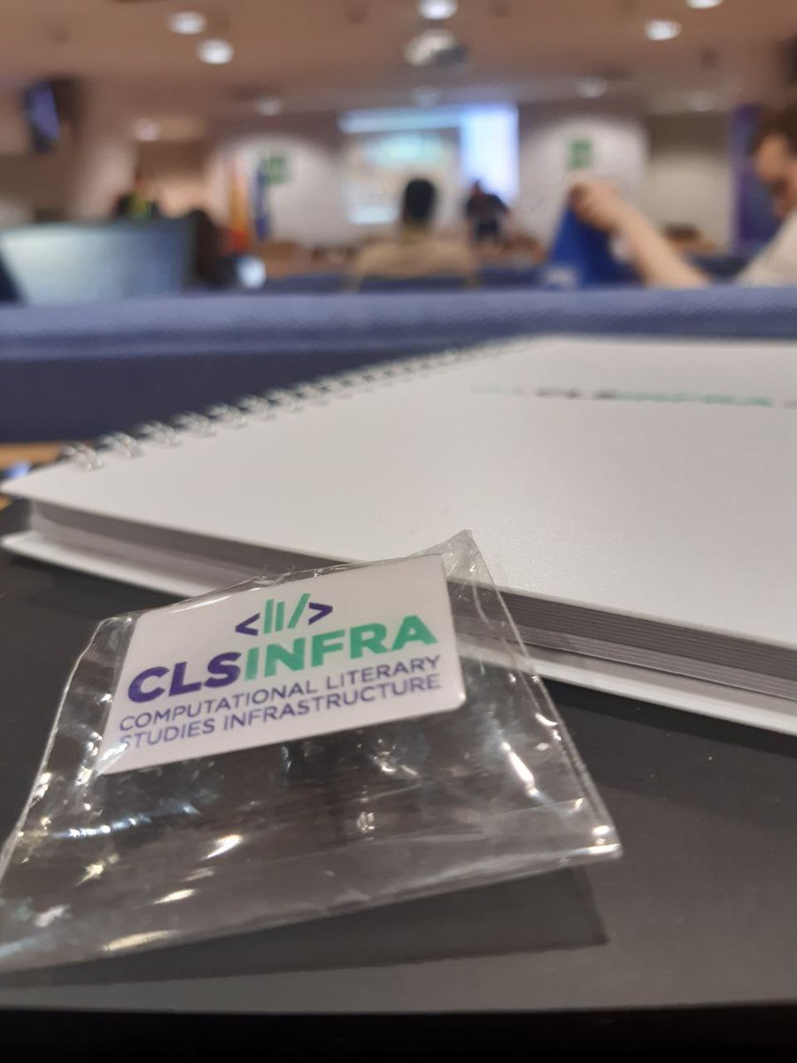 good morning madrid! 🌞 @CLSinfra training school starting now. i am more than excited to learn more about computational methods for literary studies within the next three days. #diggingforgold #knowledgeextractionfromtext