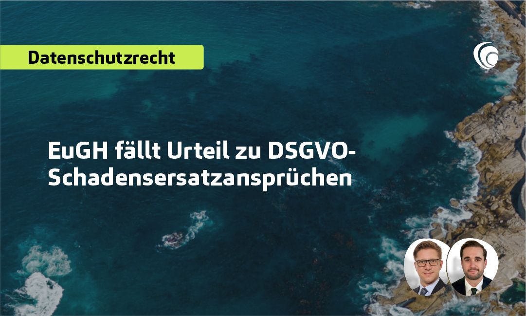 📣 Der #EuGH äußert sich in einem vielbeachteten #Urteil zu Voraussetzungen und Höhe bei #Datenschutzverstößen.

Baker Tilly Partner Dr. Christian Engelhardt und Manager Philip Koch ordnen die Entscheidung ein ▶️ bit.ly/3VHp4gE

#DSGVO #Datenschutz #Schadensersatz