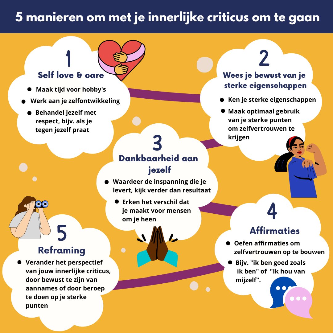 Heb jij vaak last van een stem in je hoofd die je vertelt dat je niet goed genoeg bent, oftewel jouw innerlijke criticus? Hypnotherapie kan je helpen jouw onbewuste overtuigingen en emoties te veranderen en een positiever zelfbeeld te ontwikkelen! Ga naar hypnotherapie.nl/vind-therapeut/