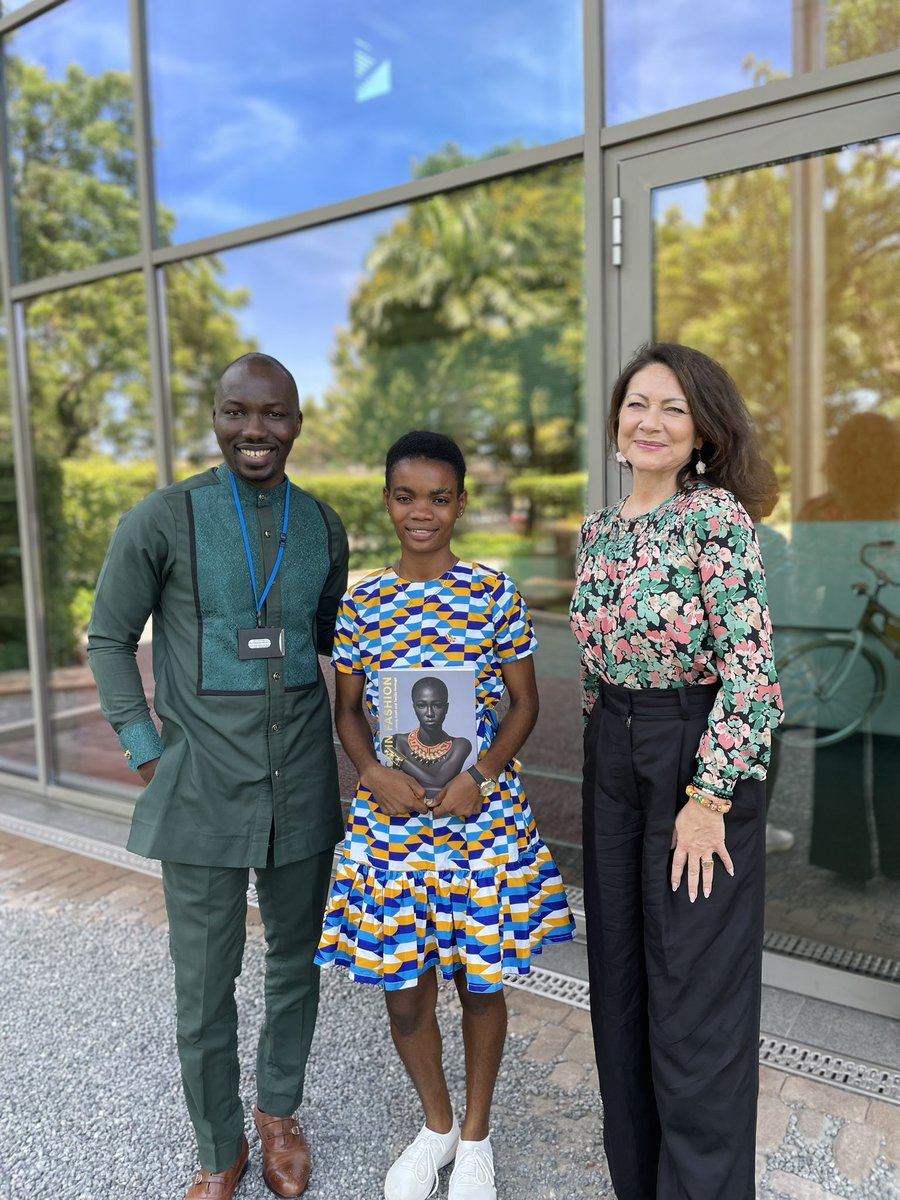 NorwayAmbGhana's tweet photo. As an advocate for #genderequality and #youthempowerment, H. E. Ambassador for a Day Martha (19) is a true inspiration to us all ⭐️

Last Friday she joined the 🇳🇴 Embassy in our activities. Leading meetings, giving interviews and diving into the world of fashion design🖋️ https://t.co/KlZVMsccDE