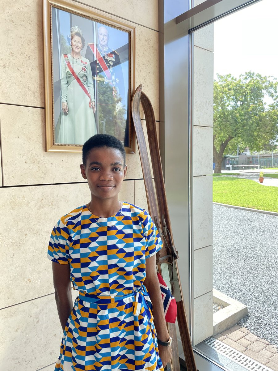 NorwayAmbGhana's tweet photo. As an advocate for #genderequality and #youthempowerment, H. E. Ambassador for a Day Martha (19) is a true inspiration to us all ⭐️

Last Friday she joined the 🇳🇴 Embassy in our activities. Leading meetings, giving interviews and diving into the world of fashion design🖋️ https://t.co/KlZVMsccDE