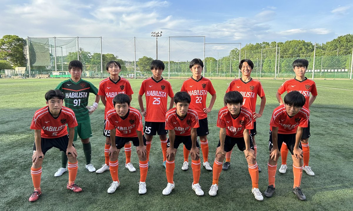 FChabilista's tweet photo. FCアビリスタU-15
第28回日本クラブユースサッカー選手権

2023年5月3日(水祝)
2回戦
SFAフットボールセンター
14:30KO
35分ハーフ
前半 1-1
後半 1-0
TOTAL 2-1

2023年5月6日(土)
3回戦
武蔵越生高校
17:00KO
35分ハーフ
前半 1-0
後半 0-0
TOTAL 1-0
　
関東、全国へと
https://t.co/1f9mlNzSig https://t.co/DgnXUM2HRY