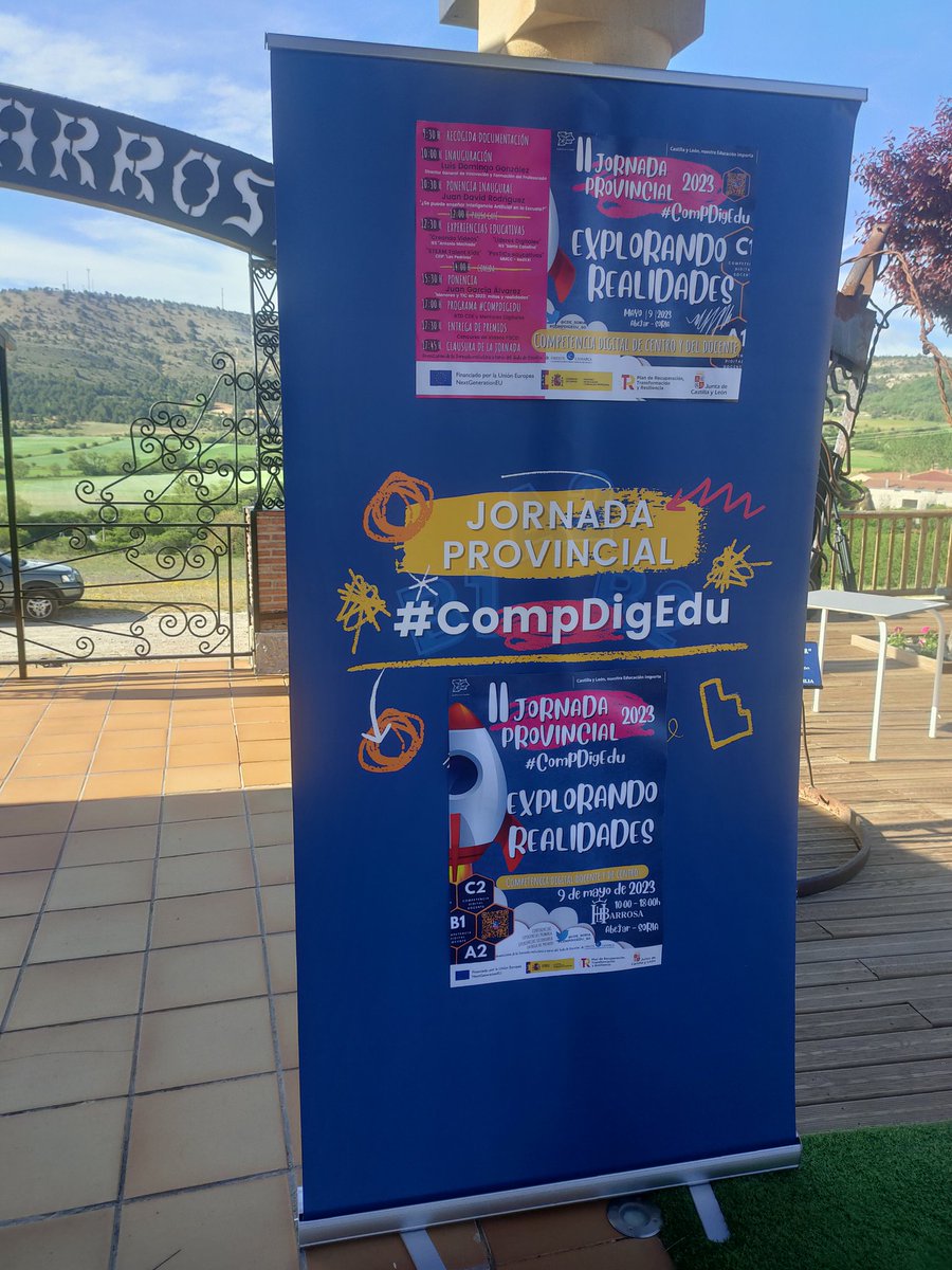 🎉 Arranca la Segunda Jornada Provincial #CompDigEdu_SO

🚀Explorando Realidades

🔗 Toda la info: jornada2cdesoria.weebly.com

@CFIEdeSoria #MRCDD #CompetenciaDigitalDocente
@educacyl  #innovaCyL