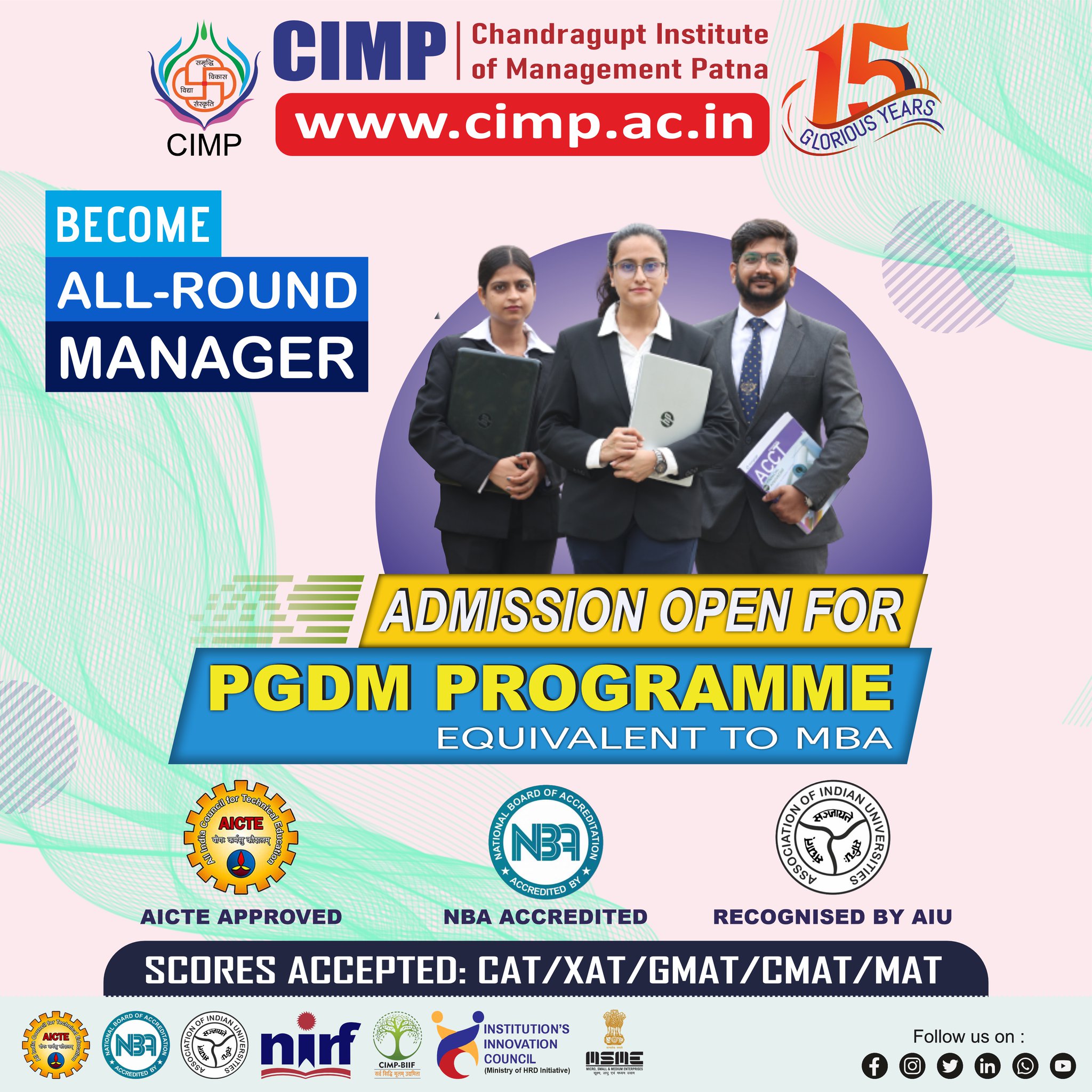 Chandragupt Institute of Management Patna (CIMP) on Twitter "https//t