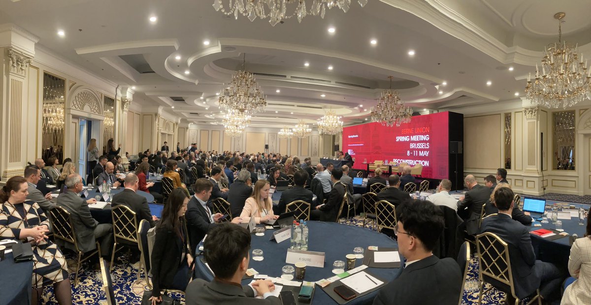 nahunicolai's tweet photo. Brussels is hosting more than 80 global credit insurers and export credit agencies at the @BerneUnion Spring Meeting. #Reconstruction #BUBrussels23 #exportcredits #politicalrisk #sustainablefinance https://t.co/oKNOjuBWce