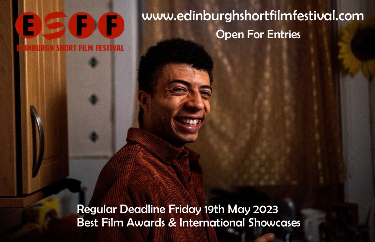 EdinburghShorts's tweet photo. ESFF open for entries & looking for great shorts!
Have your film showcased at our partner international film festivals
Film student discounts available
Regular Deadline Friday May 19th
#filmmakers
Entries:
https://t.co/D12HfYayAQ https://t.co/JluBVzMBzU
