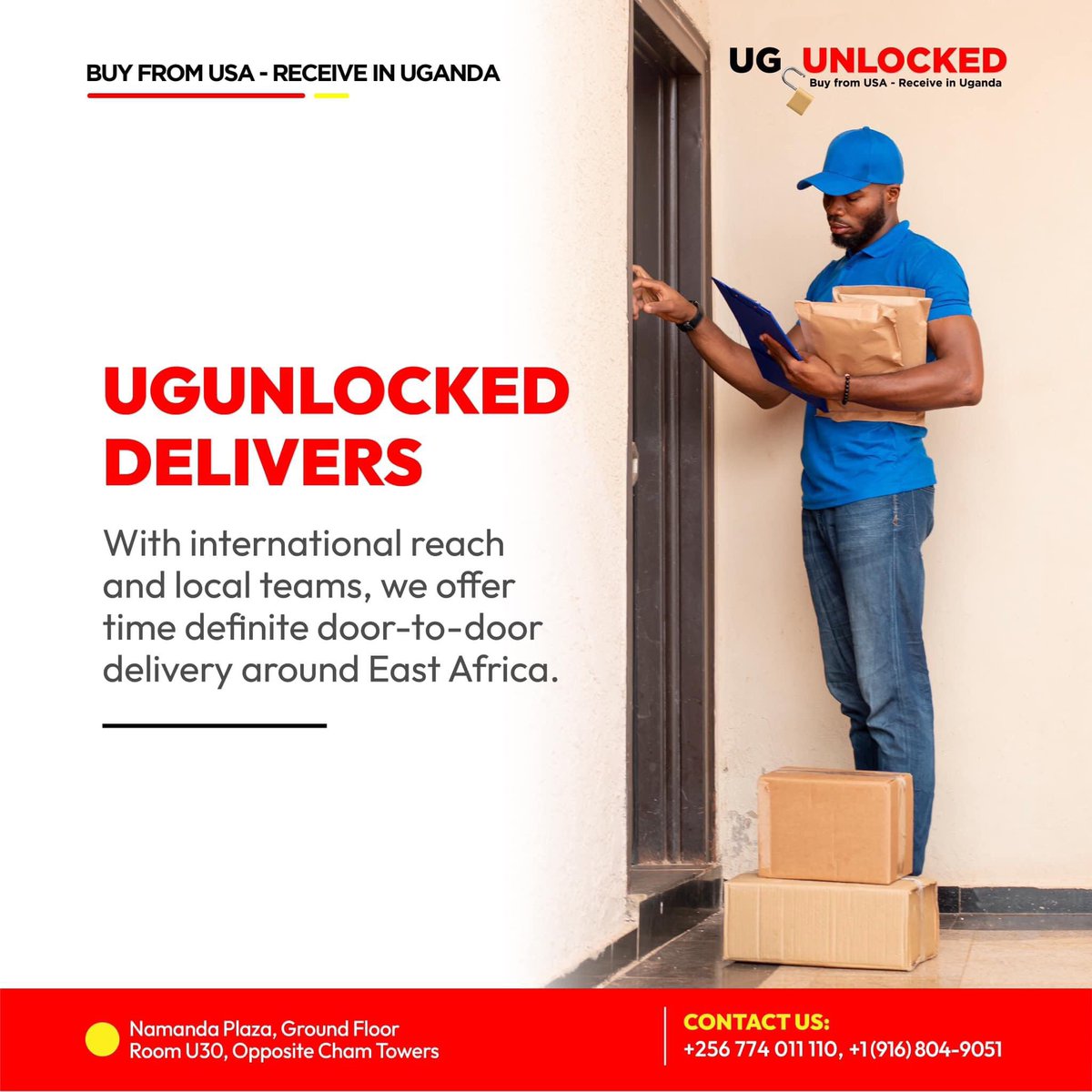 UGUNLOCKED's tweet photo. Choose #UgUnlockedLtd if you need a reliable logistics company that will take proper care of your shipment, pick up and deliver on time and provide clear visibility in transit. 

#BuyFromUSAReceiveInUganda https://t.co/1bEHfLqnMO