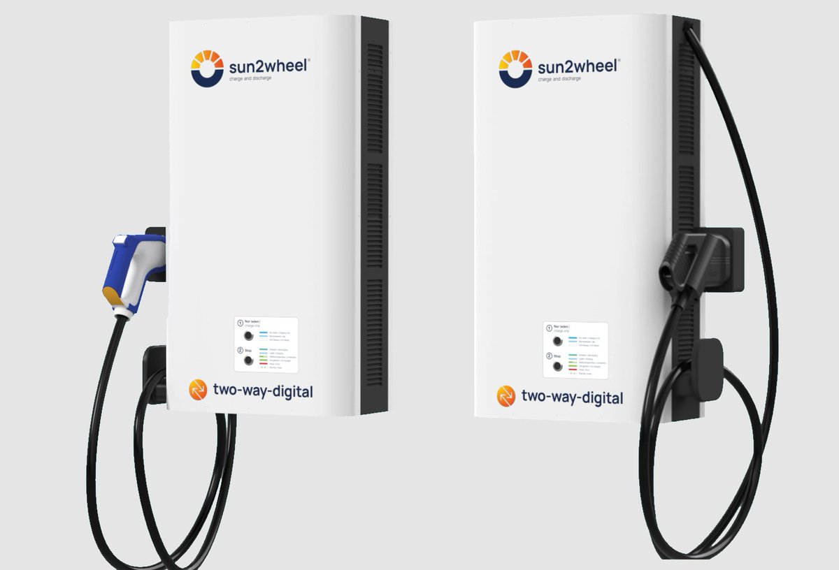 Schnellladen_CH's tweet photo. Jetzt ganz einfach das Elektroauto als Stromspeicher für das Haus nutzen mit der bidirektionalen DC Ladestation von #sun2wheel: https://t.co/EHDFKYzIEW
Die Station kommt mit eigenem Stromzähler und Konfigurations-App oder wird ganz einfach in den @_solarmanager eingebunden. https://t.co/NidlphybMt