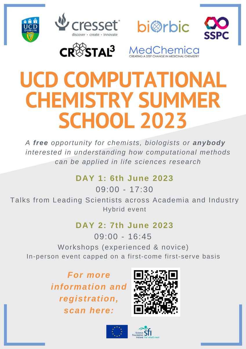 Join us for a one-of-a-kind learning experience at the Computational Chemistry School! 🧪💻
Cutting-edge research and innovation in #compchem
Register now at the link below. # #UniofNottingham @mscaactions
👇🏼
 cresset-group.com/about/events/u…
