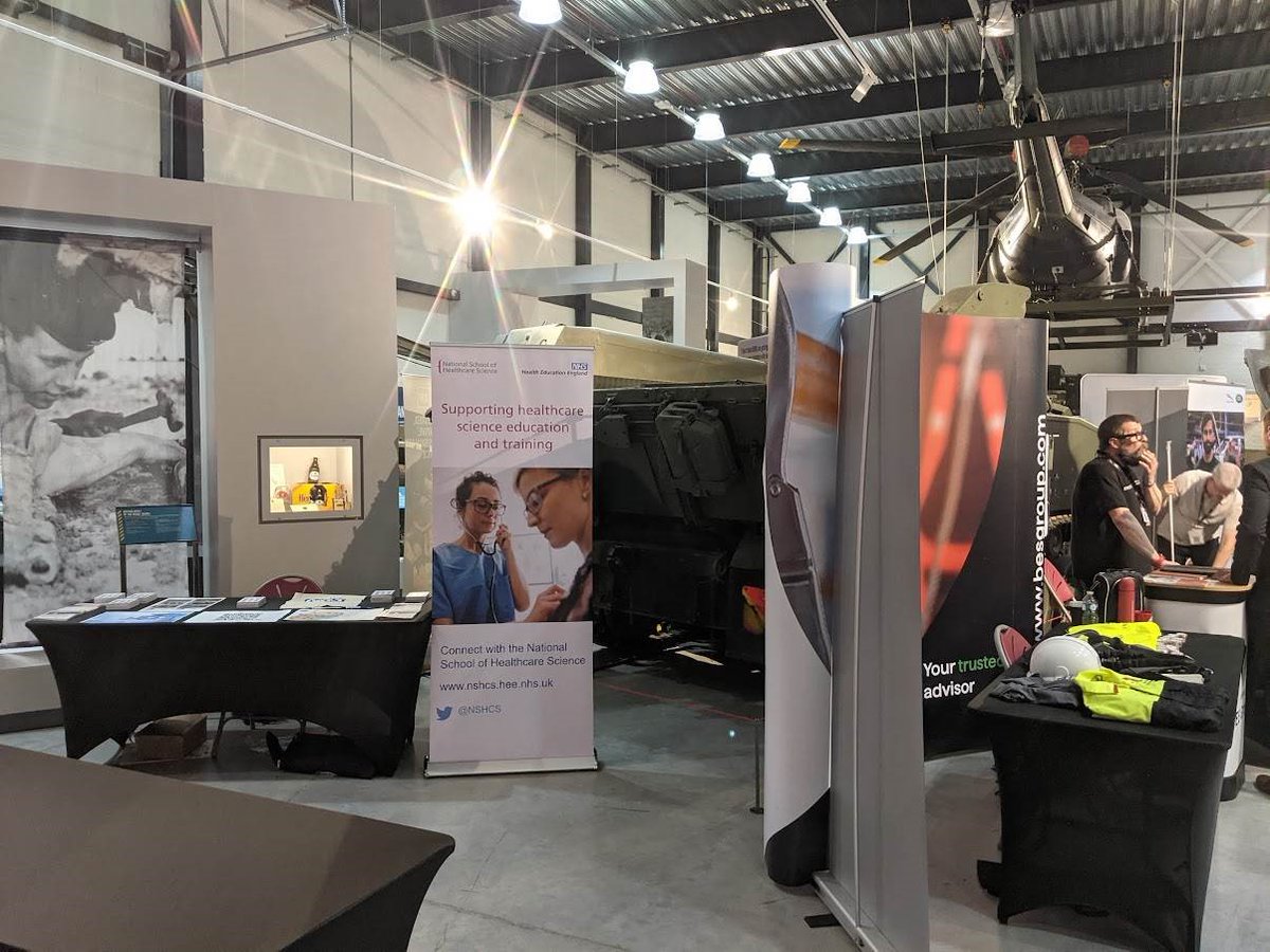 EoE_HCS_Network's tweet photo. Did you see us at the careers event yesterday in the REME museum, Lyneham, Wiltshire? 

#Clinicalengineer #HealthcareScience #NSHCS @NSHCS @careers_nhs @HealthCareersUK https://t.co/c4E7EuTpPc