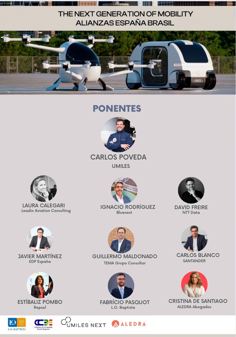 CamaraBr_Esp's tweet photo. 🗓 Recuerda que mañana tienes una cita con las últimas tendencias en #movilidadsostenible en The Next Generation of Mobility: Alianzas España Brasil 🤝
#CCBE #Eventos #Brasil #Webinar #UMILESNext #AirGround #MobilitySolutions https://t.co/x34VBOrxTh
