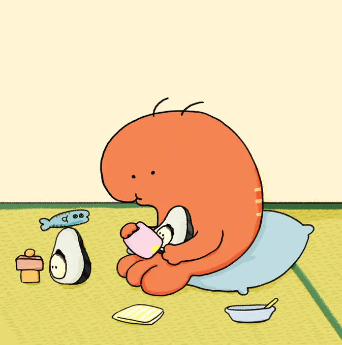 牡蠣と生活するえび