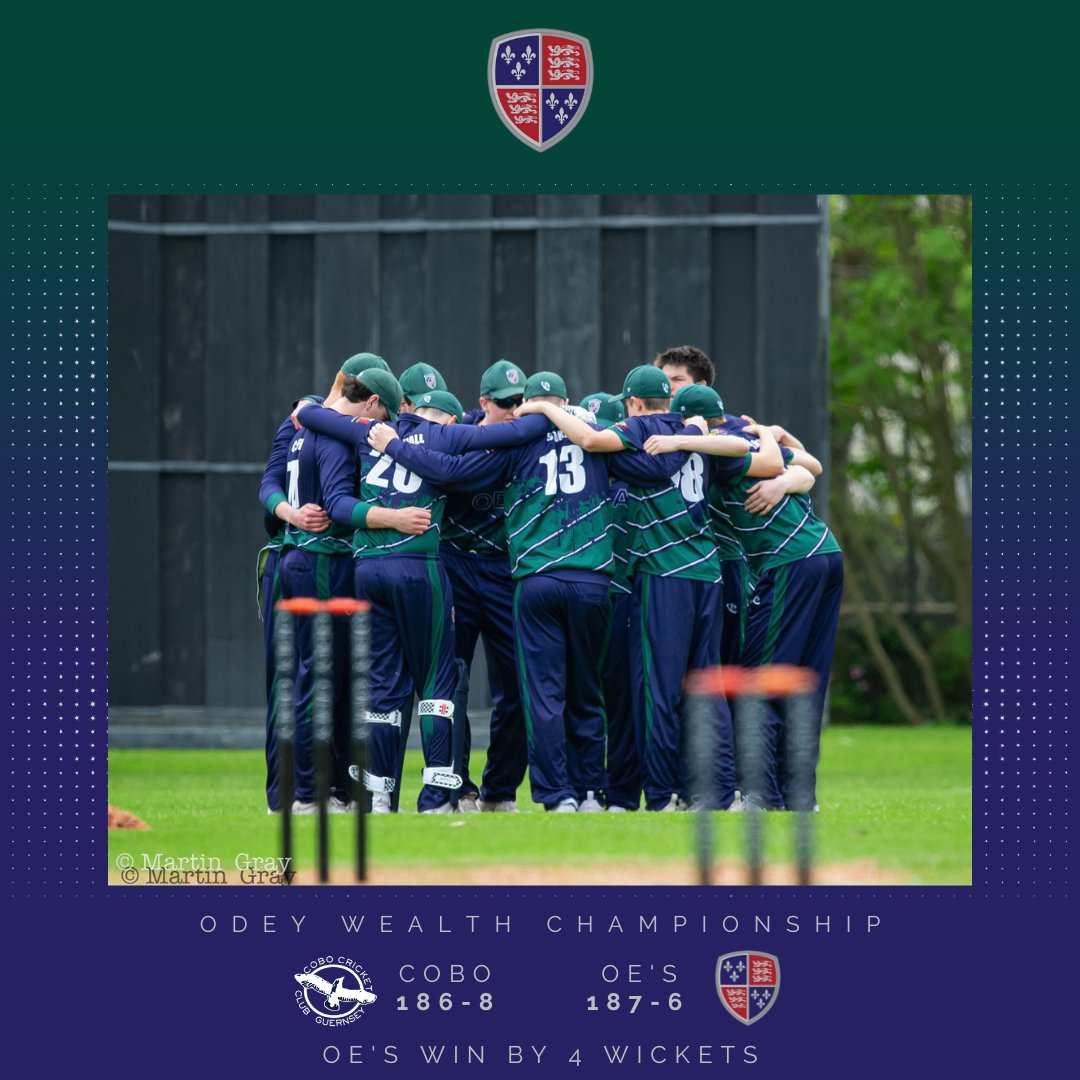 OEA_Sport's tweet photo. A brilliant start to the season for the OEA Cricket team. We got over the line with 8 balls to spare defeating Cobo Cricket Club in a narrow 4 wicket win.
#OEAsport #Sempers https://t.co/Jai6eAXESN