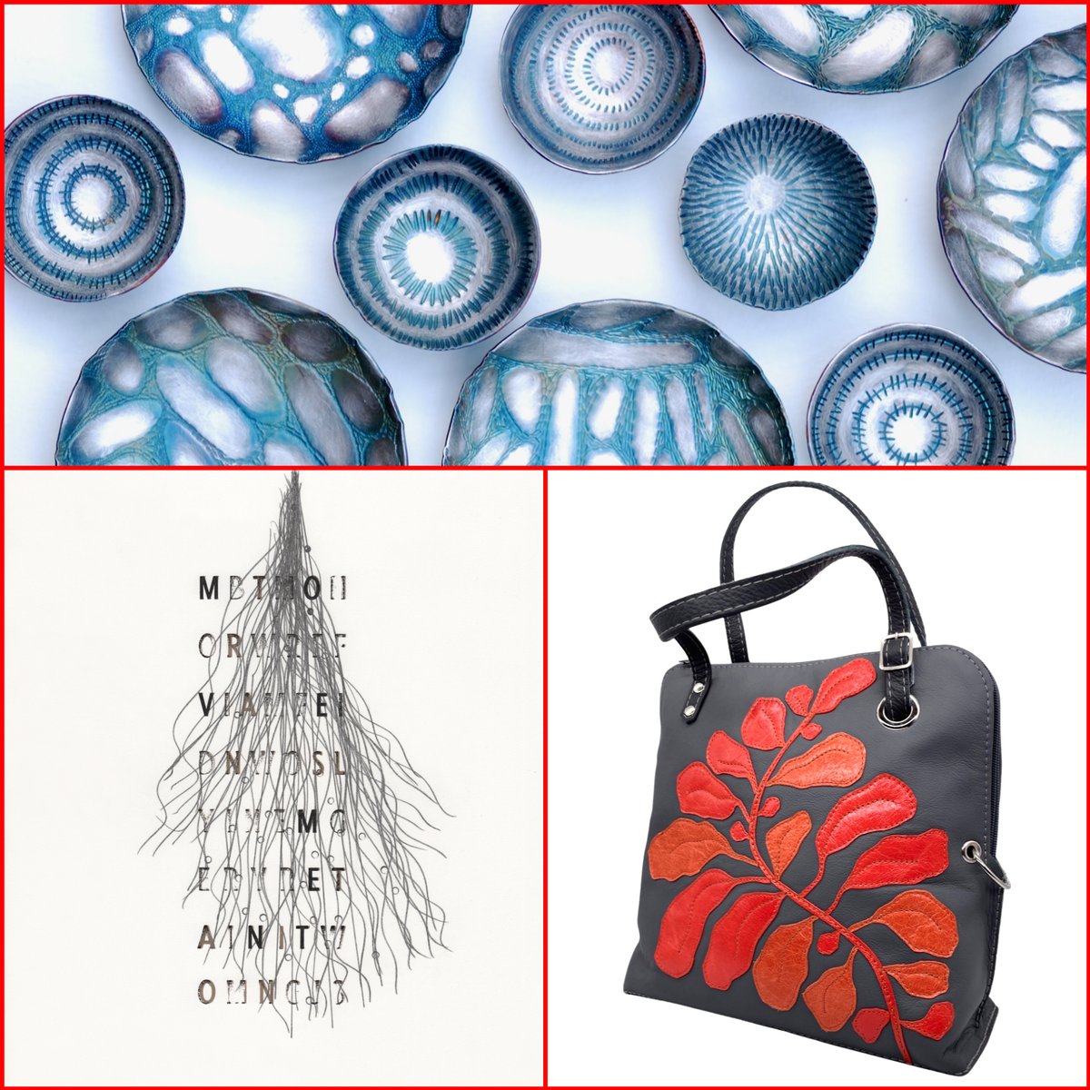 SaltaireArt's tweet photo. Today's pick of our Makers Fair exhibitors: Adele Taylor Jewellery, David Armes @redplatepress and Gosia Weber Handmade.

Find out more in our online gallery at https://t.co/Mv7bD4RqRG.

The Saltaire Makers Fair, 27-29 May. Victoria Hall - part of Saltaire Arts Trail 2023. https://t.co/CoHy1iIhBz