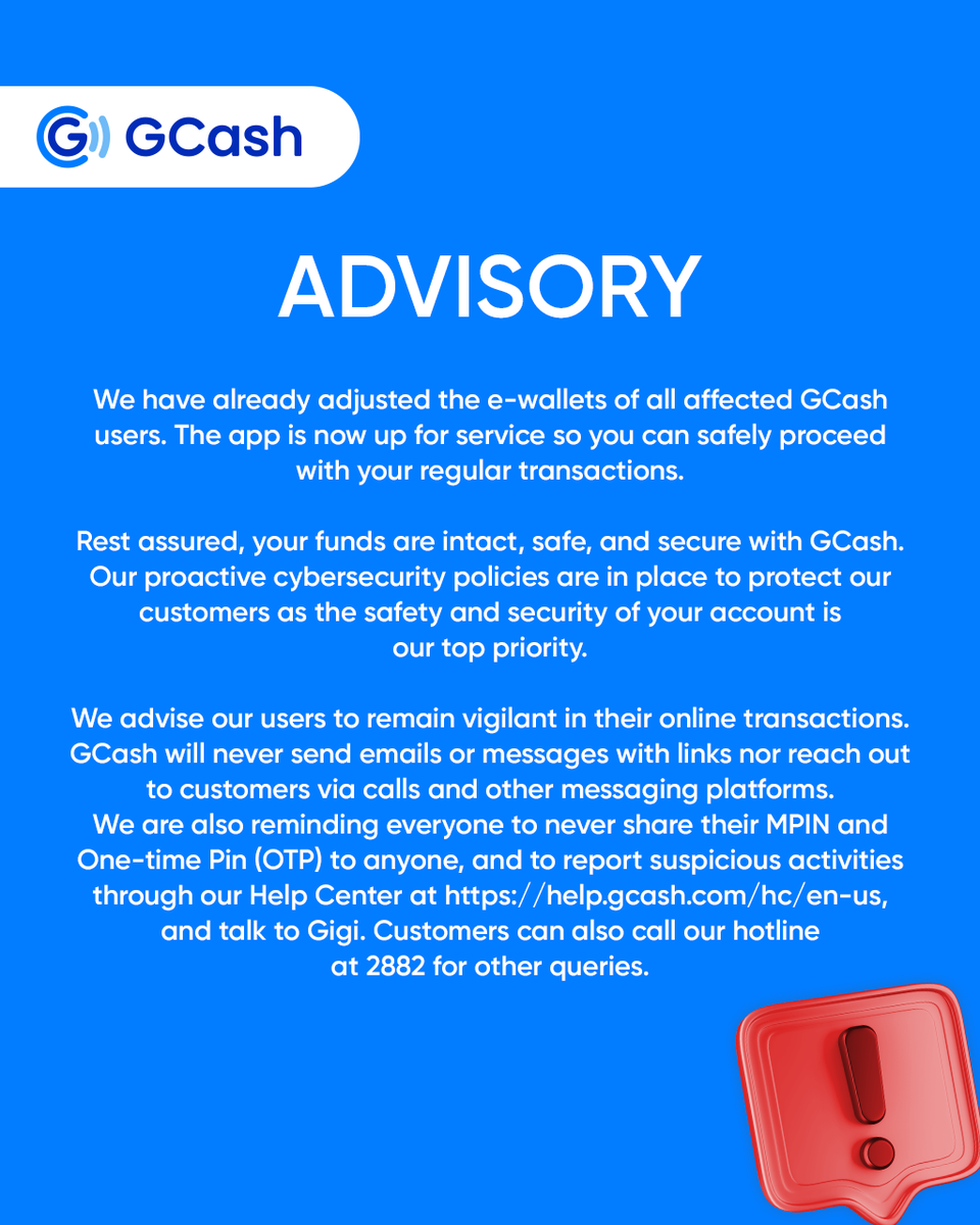 GCash tweet media