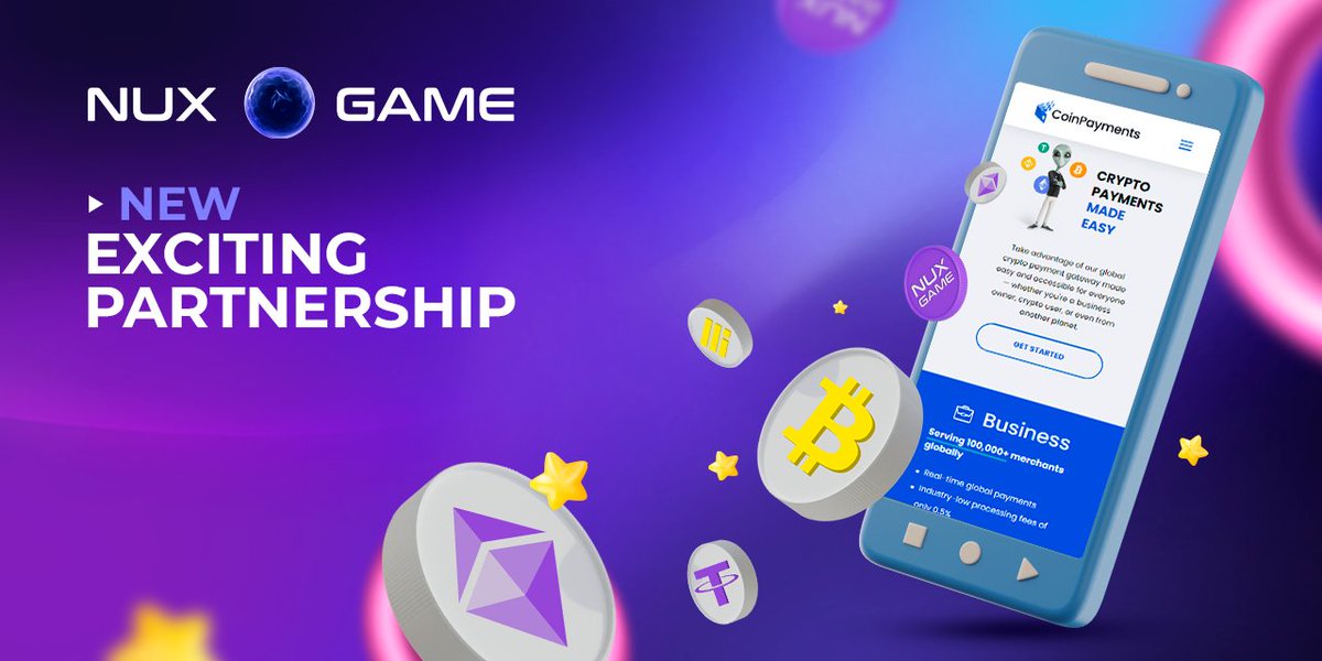🎉 NuxGame has integrated with CoinPayments, adding a new payment #solution for operators using #cryptocurrency

Follow the link to read more 👉 lnkd.in/dJgWDCga

🚀 We're thrilled to continue building strong #partnerships and providing innovative solutions to our clients