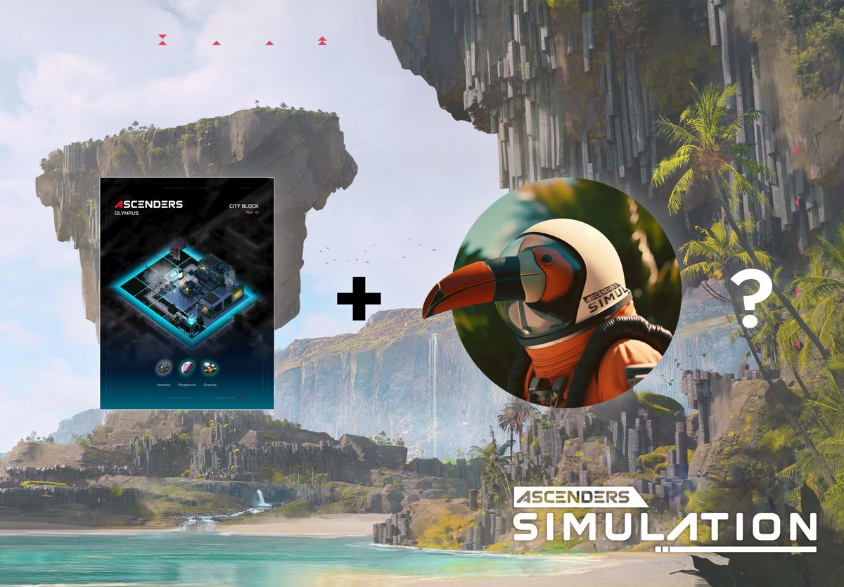 PlayAscenders's tweet photo. Many players are asking us recently: 

Is there a chance to get a toucan if minting Land NFTs on May 18th? 

Not sure where this sudden avian fascination comes from, but we're all for spreading our wings &amp; embracing the conversation 🦜 https://t.co/yMu8rKiwcb