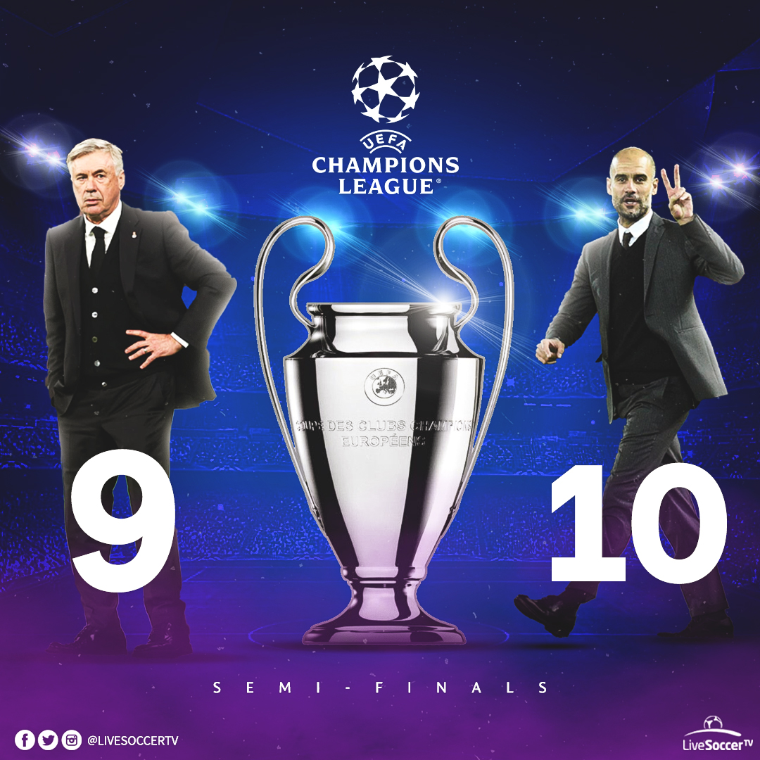 serbaan_adrian's tweet photo. Semi-final specialists! Check out my graphic that showcases Ancelotti and Guardiola's proven track record in the @ChampionsLeague 
@realmadrid  @ManCityCatala  @uefa. @FIFAcom 

#Branding #Design #DigitalArt #graphicDesign #photoshop #football #SportsDesign #designart https://t.co/ch4PFVlPlo