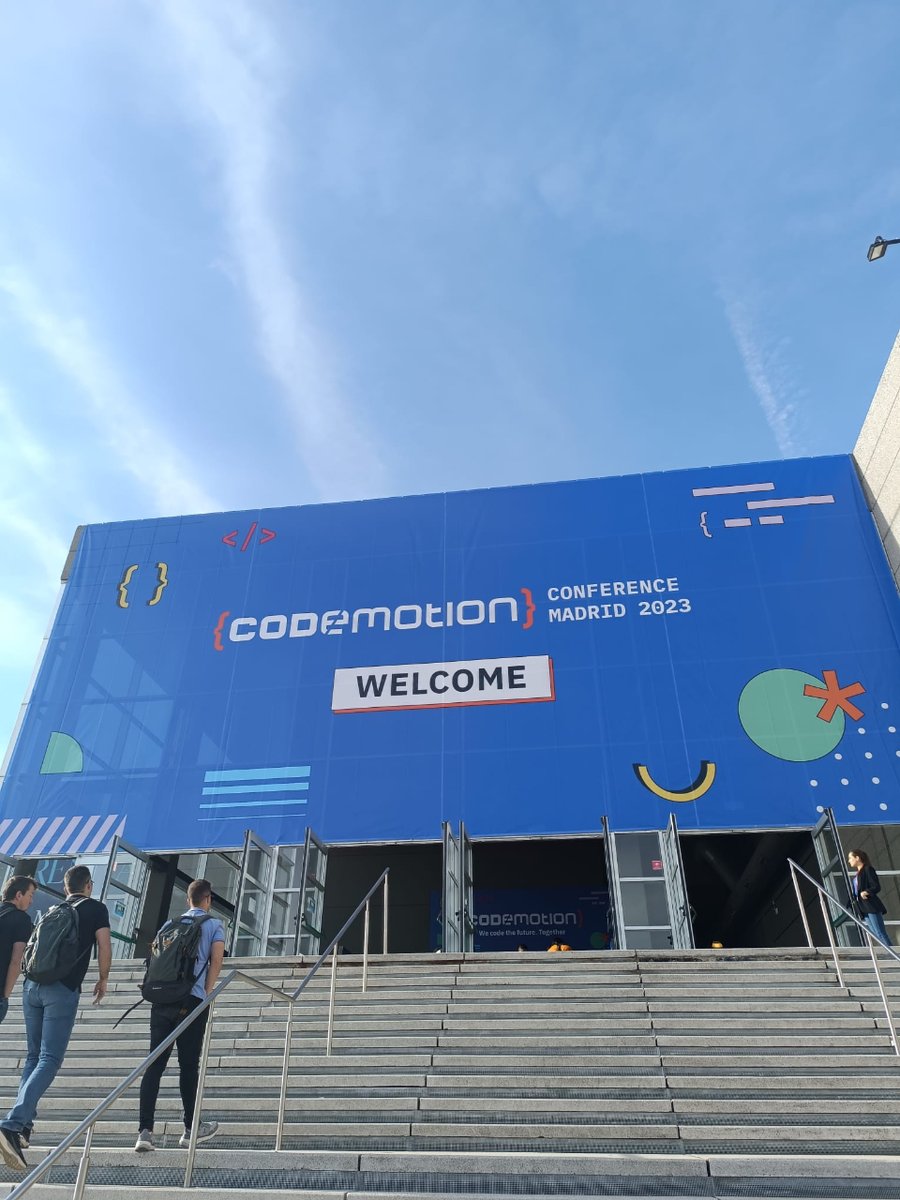 APIAddicts's tweet photo. Hoy asistimos a la Codemotion Conference Madrid 2023, ¡nos espera un día lleno de aprendizaje, nuevas caras y buenos ratos con otros #developers!
Nos vemos pronto! 👀
#codemotion #codemotionconferencemadrid2023 #eventosit #tecnología https://t.co/BhSaupVy1m