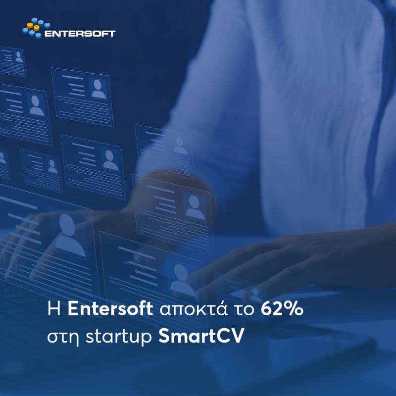 ENTERSOFT_SA's tweet photo. Η Entersoft προχώρησε στην αγορά του 62% της #SmartCV, μίας ταχέως αναπτυσσόμενης εταιρείας που δραστηριοποιείται στον τομέα του Applicant Tracking Software.
Μάθετε περισσότερα: https://t.co/Gf2QFn8dOW https://t.co/aHE4GnsOQs