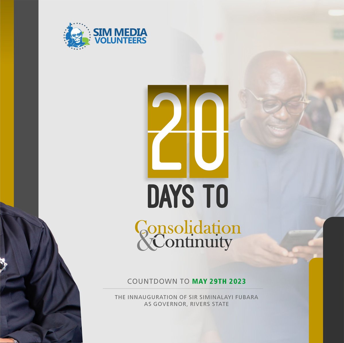 WomenConverge's tweet image. We will consolidate on @GovWike's achievement on security and make Rivers State safer and better secured for everyone to live, do business and raise families. - @SimFubaraKSC

#TheSIMplePlan #SimFubara #SimMediaVolunteers #Consolidation #Security