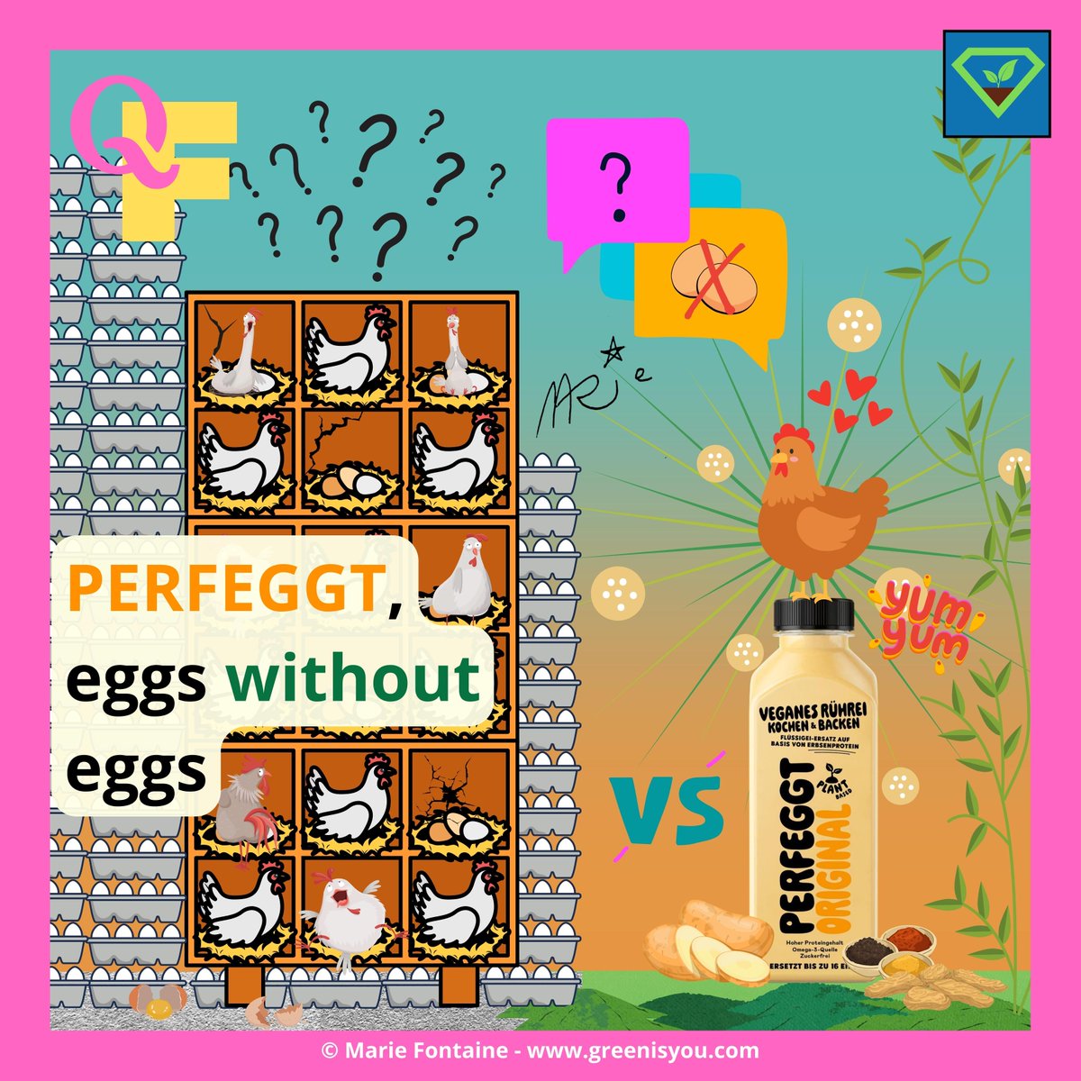 Green_isYou's tweet image. 🌎 Over 1,500 billion eggs produced in 2021! #China leads w/ 30% global production, followed by India, EU-27 &amp;amp; USA. #Perfeggt offers sustainable &amp;amp; eco-friendly solutions, reducing GHG emissions &amp;amp; water use💧. #GoVegan🌱More there: tinyurl.com/3kdm2fvm