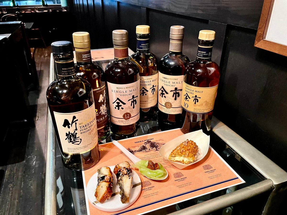 Now that's a good looking line up for a tasting.

#whisky #nikka #whiskytasting