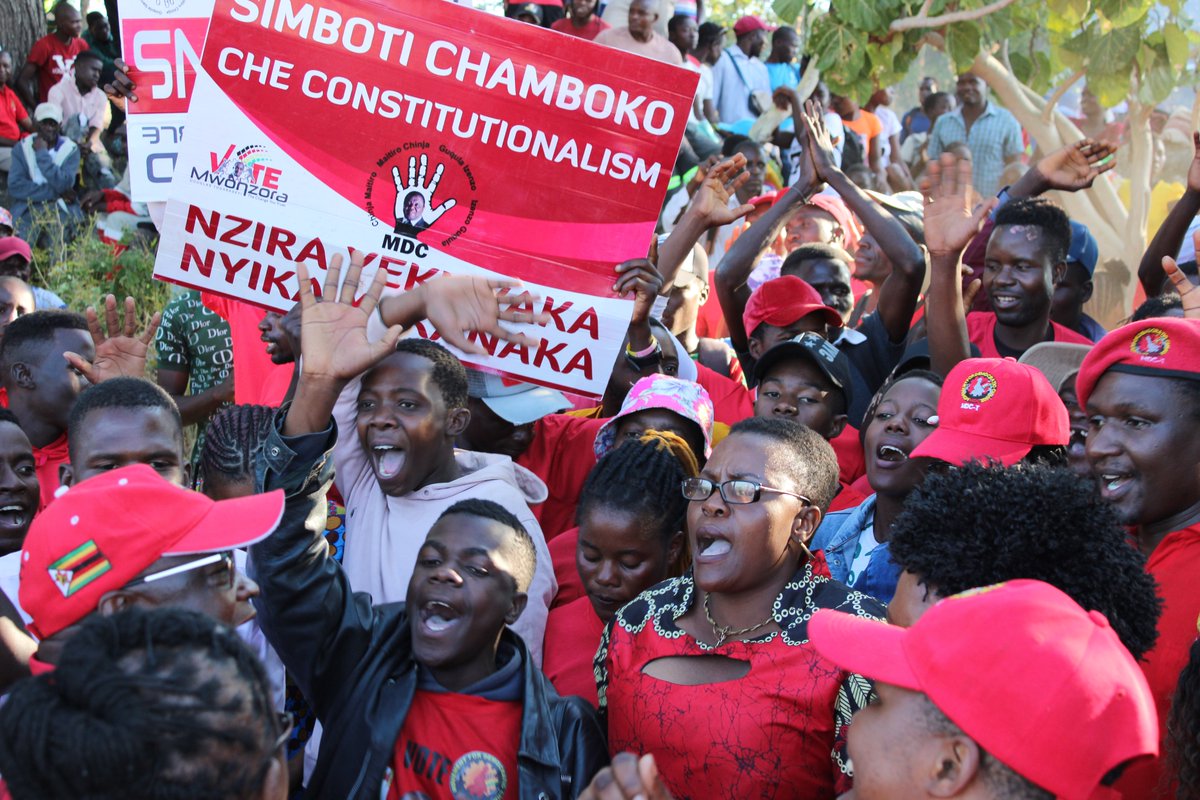 mdc263's tweet photo. Manicaland #Ward5NyangaNorth demonstrated over the weekend that the MDC did not and will not change its name.
Lies have short legs, The people know their movement and President @DMwonzora
#FambaSimbotiFamba https://t.co/o3h3u0K2YG