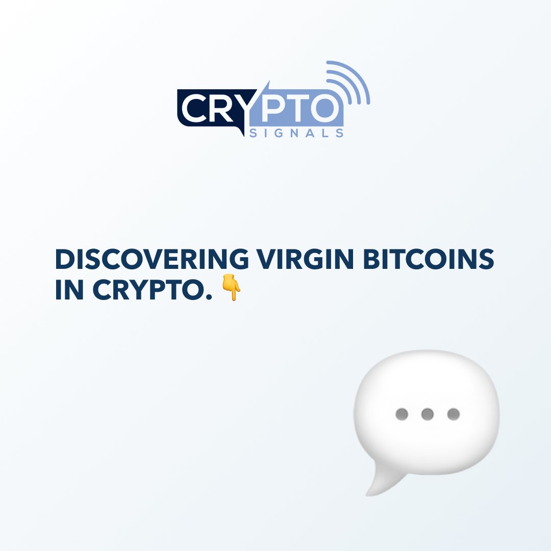 CryptosignalsO's tweet photo. In the world of cryptocurrencies, "Virgin Bitcoins" are newly minted coins that have not been used in any transactions. They hold a unique appeal for some investors due to their unblemished history.
Let's explore why! ๐ง
#VirginBitcoins #Crypto https://t.co/zCUWUDr3dz