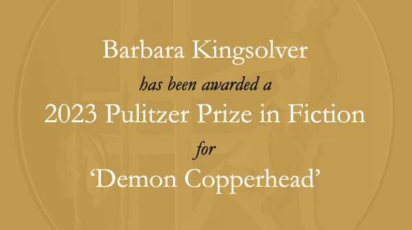 Fantastic to see Women's Prize winner Barbara Kingsolver awarded the 2023 Pulitzer Prize in Fiction for her #WomensPrize shortlisted novel Demon Copperhead 🎉 Huge congratulations Barbara!