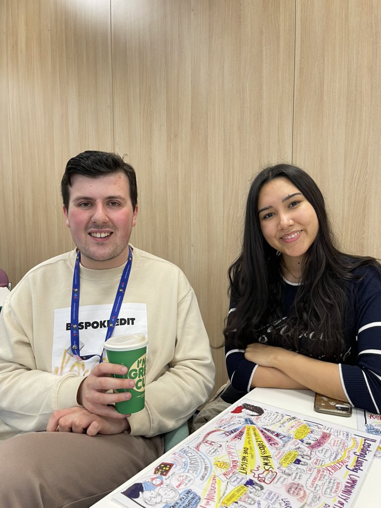 YPASLiverpool's tweet photo. Dean and Grace are at Prestwich HEI today to deliver Participation training to the Enhanced Evidence Based Practice trainees. #CYPIAPT #EEBP #BeTheChange #wellbeing #mentalhealth #rightsbasedapproach https://t.co/IAYDbtu3Jx