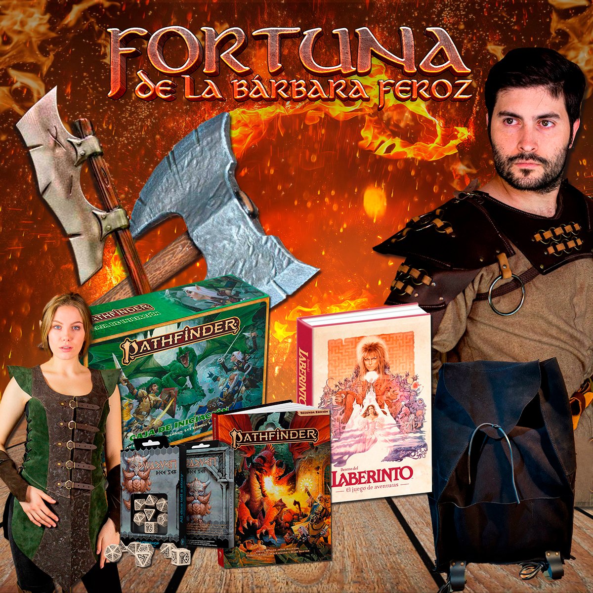 ‼️Queda menos de una semana aventurer@‼️
Todavía estas a tiempo de llevarte este gran lote de productos
---
PARTICIPA AQUÍ
➡️ gleam.io/Qgvmm/sorteo-d…
---
Patrocinan:
📖<a href="/DevirIberia/">Devir Iberia</a> 
🎲<a href="/GenXcentral/">Generación X</a>
🦡@Lacortedeltejon
⚔️@Latiendadelarp
#RawBlade