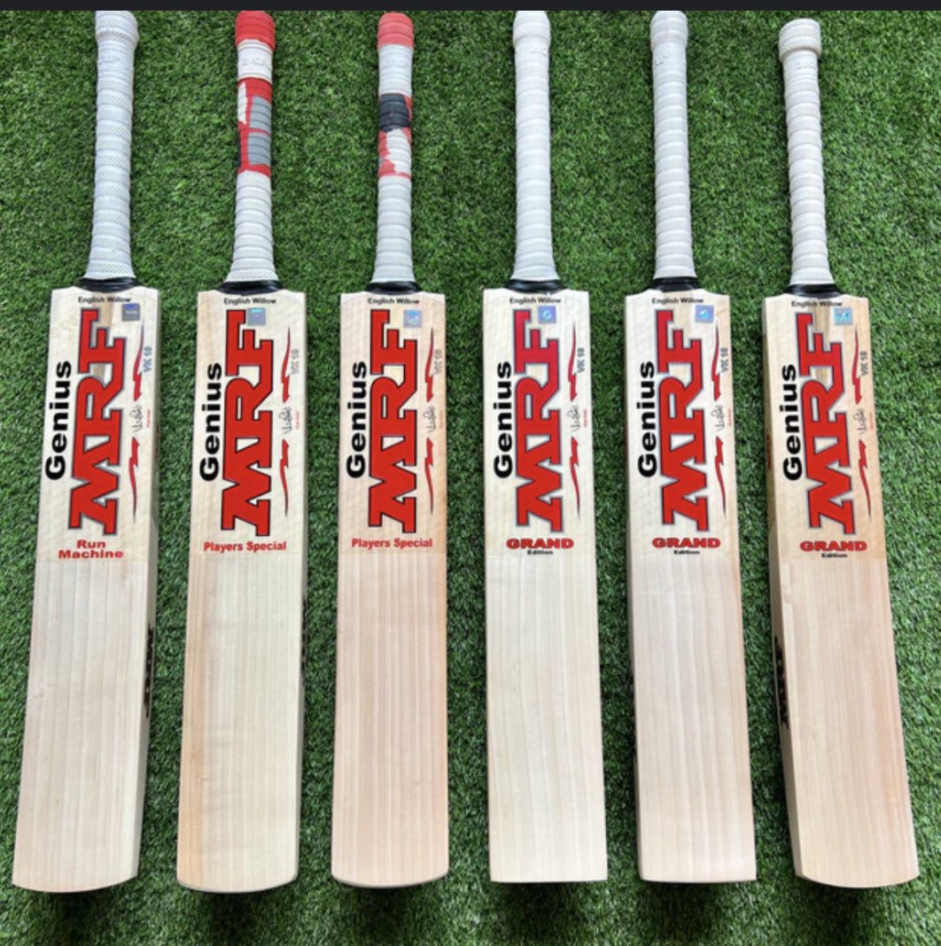 BearwoodCricket's tweet photo. LAST FEW VIRAT KOHLI MRF BATS. Get in while stock lasts. DM for enquires.#Cricket #MRF #pumaindia #ViratKohli #springclearance https://t.co/CAG6M5DPrU