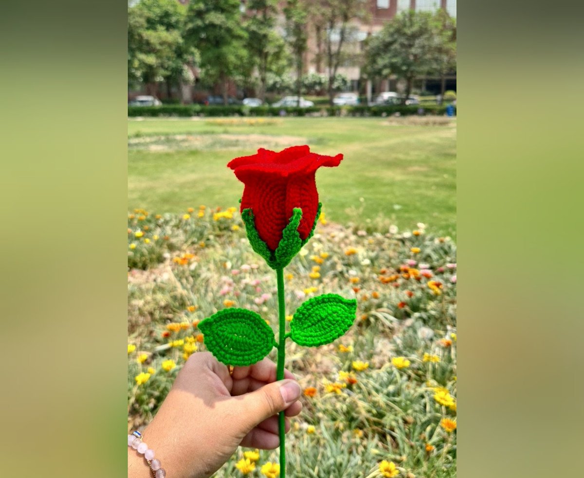 ttangledthreads's tweet photo. "Like a rose in full bloom, this crochet creation reminds us that beauty can be crafted by hand with patience, skill, and love." 🌹❤

*Don't repost my posts without permission*

 #HandmadeHarmony
#TheTangledThreads 
#crochetrose #handmadewithlove #craftingbeauty https://t.co/sGuS4uFO2G