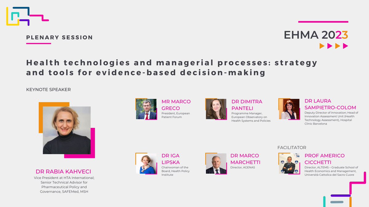 European Health Management Association tweet media